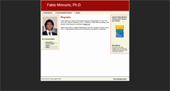 Desktop Screenshot of fabiomercurio.it