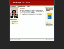 Tablet Screenshot of fabiomercurio.it